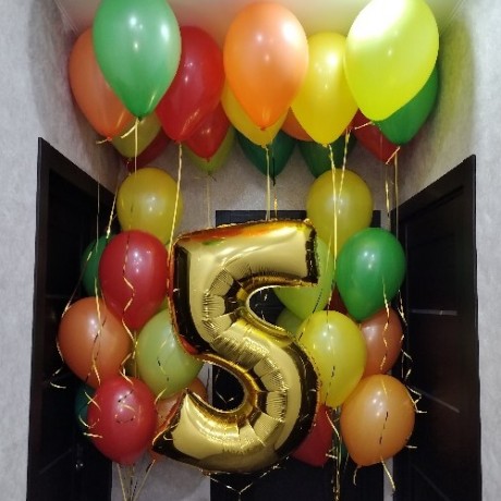 Комплект шаров на 5 лет
